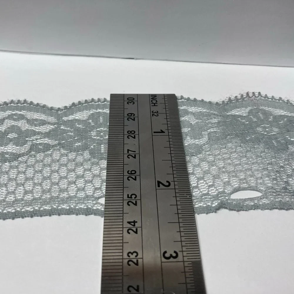Grey Floral Lace Ribbon Crafts Trim 2
